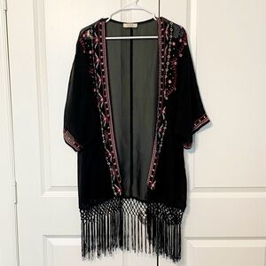 Umgee Embroidered Kimono